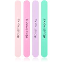 Brushworks Nail Files Pastel nail file set for nails