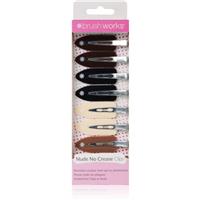 Brushworks No Crease Clips hair pins Nude