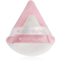 Brushworks Triangular Powder Puff Duo puff
