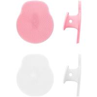Brushworks Silicone Cleansing Pads exfoliating cleansing pads 2 pc