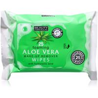 Beauty Formulas Aloe Vera wet cleansing wipes with hyaluronic acid 25 pc