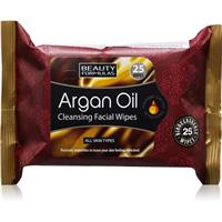 Beauty Formulas Argan Oil wet cleansing wipes 25 pc