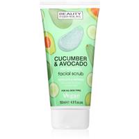 Beauty Formulas Cucumber & Avocado face exfoliator 150 ml