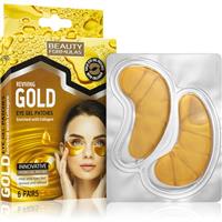Beauty Formulas Gold hydrogel eye mask with collagen 6 pc