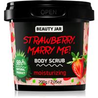 Beauty Jar Strawberry, Marry Me! moisturising body scrub 200 g