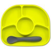 BBLV Ymi divided plate Lime 1 pc