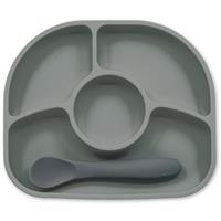 BBLV Ymi divided plate Grey 1 pc