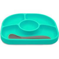 BBLV Ymi divided plate Aqua 1 pc