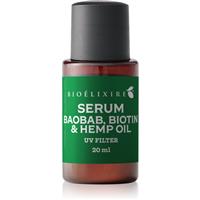 Biolixire Serum Baobab, Biotin & Hemp Oil serum for damaged and fragile hair with UV filter 20 ml
