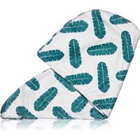 Coco & Eve Microfibre Hair Towel Wrap towel for hair 1.0 Leaf Print 1 pc