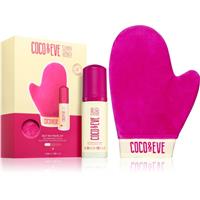 Coco & Eve Sunny Honey Ultimate Glow Travel Kit self-tanning foam with an applicator mitt travel pack Medium 60 ml