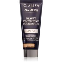 Claresa Care All Day Beauty Protective Foundation skin protecting foundation SPF 50 shade 2W Medium Warm 30 ml