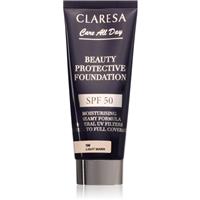 Claresa Care All Day Beauty Protective Foundation skin protecting foundation SPF 50 shade 1W Light Warm 30 ml