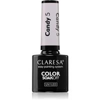 Claresa SoakOff UV/LED Color Candy gel nail polish shade 5 5 g