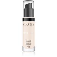 Claresa Doll Up! brightening foundation for a natural look shade 02 Light 34 g