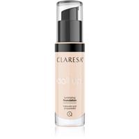 Claresa Doll Up! brightening foundation for a natural look shade 03 Light Medium 34 g