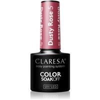 Claresa SoakOff UV/LED Color Dusty Rose gel nail polish shade 5 5 g