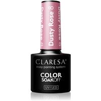 Claresa SoakOff UV/LED Color Dusty Rose gel nail polish shade 8 5 g