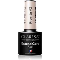 Claresa Extend Care 5 in 1 Provita base coat gel for gel nails with regenerative effect shade #2 5 g