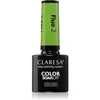 Claresa SoakOff UV/LED Color Fluo gel nail polish shade 2 5 g