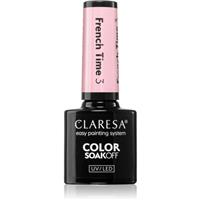 Claresa SoakOff UV/LED Color French Time gel nail polish for UV/LED hardening shade 3 5 g