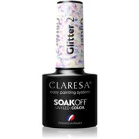 Claresa SoakOff UV/LED Color Glitter gel nail polish shade 2 5 g