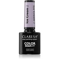 Claresa SoakOff UV/LED Color Ice Cream gel nail polish shade 2 5 g