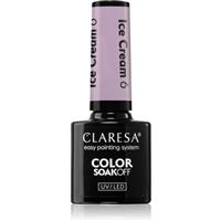 Claresa SoakOff UV/LED Color Ice Cream gel nail polish shade 6 5 g