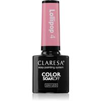 Claresa SoakOff UV/LED Color Lollipop gel nail polish shade 4 5 g
