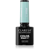 Claresa SoakOff UV/LED Color Mint gel nail polish shade 3 5 g