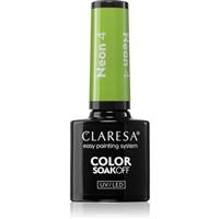 Claresa SoakOff UV/LED Color Neon gel nail polish shade 4 5 g