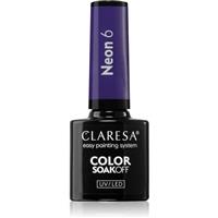 Claresa SoakOff UV/LED Color Neon gel nail polish shade 6 5 g