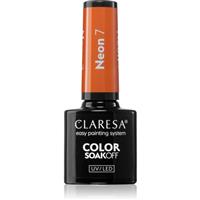 Claresa SoakOff UV/LED Color Neon gel nail polish shade 7 5 g