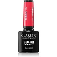 Claresa SoakOff UV/LED Color Neon gel nail polish shade NEON 14 5 g