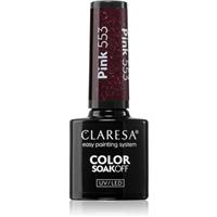 Claresa SoakOff UV/LED Color Balloon Journey gel nail polish shade Pink 553 5 g