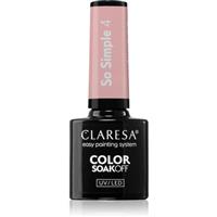 Claresa SoakOff UV/LED Color So Simple gel nail polish shade 4 5 g