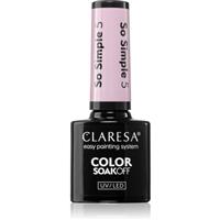 Claresa SoakOff UV/LED Color So Simple gel nail polish shade 5 5 g