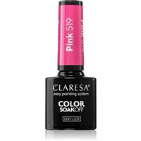 Claresa SoakOff UV/LED Color Sunny Garden gel nail polish shade Pink 519 5 g