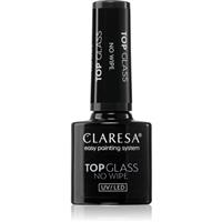 Claresa UV/LED Top Glass No Wipe anti-effusion top coat for shine and protection 5 g