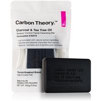 Carbon Theory Charcoal & Tea Tree Oil cleansing bar with soothing effect 100 g