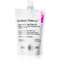 Carbon Theory Charcoal & Tea Tree Oil exfoliating face cleanser for problem skin, acne 125 ml