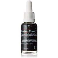 Carbon Theory Charcoal, Tea Tree Oil & Vitamin E revitalising and regenerating night serum for problem skin 30 ml