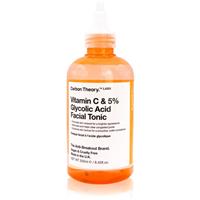 Carbon Theory SupaVIT-C 5% Glycolic & Vitamin C clarifying toner to treat acne, redness and acne scarring 250 ml