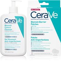 CeraVe Cleansers Blemish Control Cleanser set for problem skin, acne