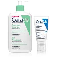 CeraVe Cleansers Foaming Cleanser set for normal to oily skin