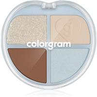Colorgram Tintin Dory Eyeshadow Palette eyeshadow and highlighter palette shade 02 Chestnut Dory 4 g
