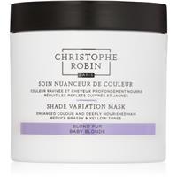 Christophe Robin Shade Variation Mask Nourishing Cream Mask for Hair Shade Baby Blond 250 ml