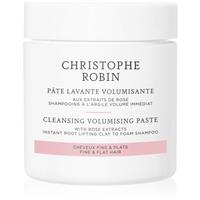 Christophe Robin Cleansing Volumizing Paste with Rose Extract exfoliating shampoo for hair volume 75 ml