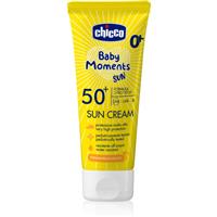 Chicco Baby Moments Sun sunscreen SPF 50+ for children from birth 75 ml