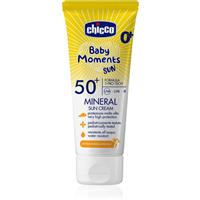 Chicco Baby Moments Sun Mineral sunscreen for kids SPF 50+ 0 m+ 75 ml